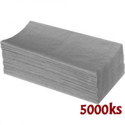 Papírové ručníky skládané ZZ, 25 x 23 cm, natural [5000 ks]