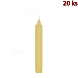 Svíčka rovná béžová 170 mm [20 ks]
