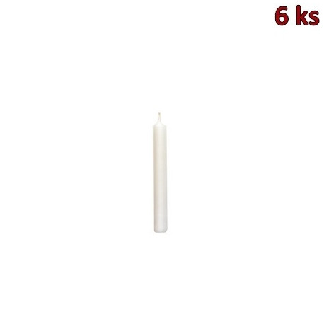 Svíčka do lampiónů 100 mm bílá [6 ks]