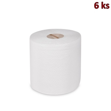 Utěrky tissue rolované 2-vr. 19 cm x 100 m (pr. 19 cm) [6 ks]