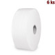 Toaletní papír tissue JUMBO 2-vrstvý Ø 27 cm bílý [6 ks]
