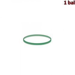 Gumičky zelené slabé (1 mm, Ø 5 cm) 50 g [1 bal.]