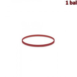 Gumičky červené slabé (1 mm, Ø 6 cm) 50 g [1 bal.]