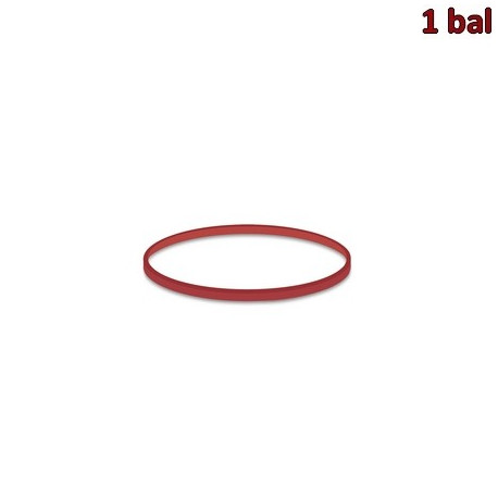 Gumičky červené slabé (1 mm, Ø 6 cm) 50 g [1 bal.]