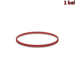 Gumičky červené slabé (1 mm, Ø 8 cm) 50 g [1 bal.]
