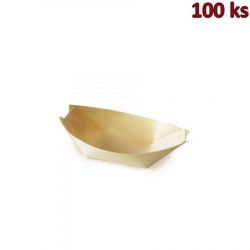Fingerfood miska dřevěná, lodička 9 x 6 cm [100 ks]