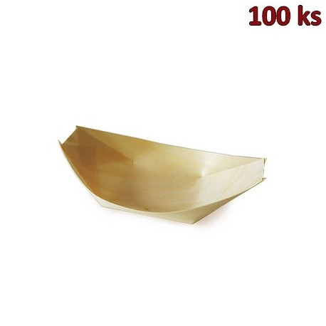 Fingerfood miska dřevěná, lodička 13 x 8 cm [100 ks]