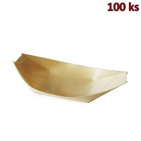 Fingerfood miska dřevěná, lodička 18 x 10,5 cm [100 ks]