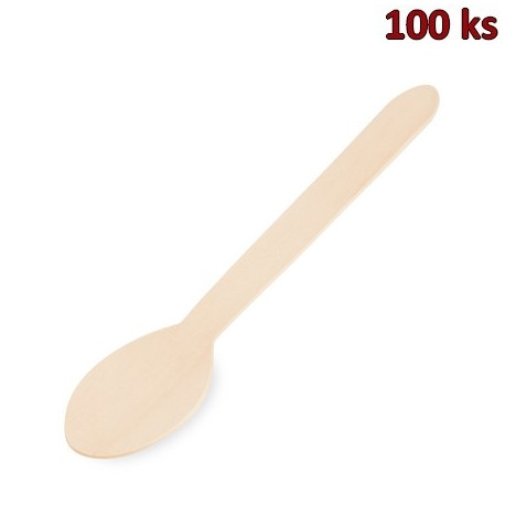 Dřevěná lžíce 16 cm [100 ks]