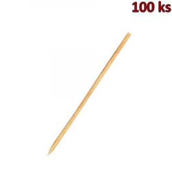 Dřevěné špejle hrocené 25 cm, Ø 3 mm [100 ks]