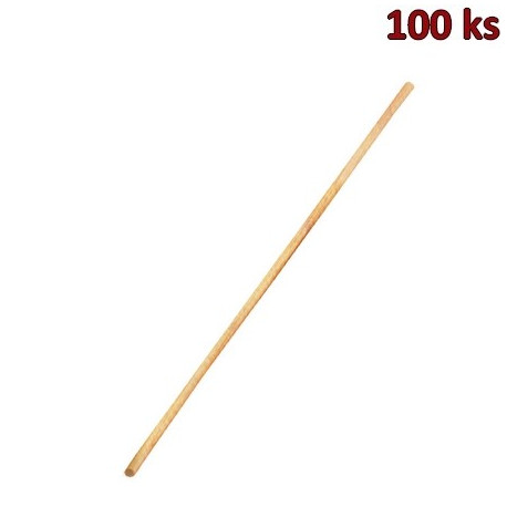 Dřevěné špejle nehrocené 30 cm, Ø 2,5 mm [100 ks]