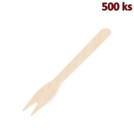 Dřevěná vidlička svačinová 12 cm [500 ks]