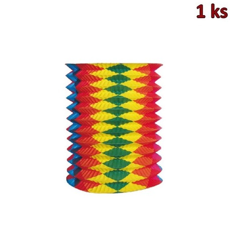 Lampión roztahovací barevný 25 cm (Ø 15 cm) [1 ks]