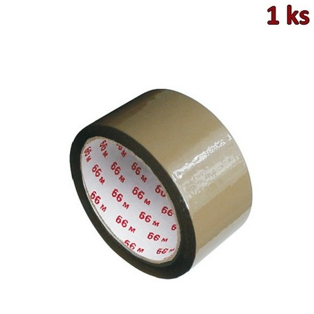 Lepící páska hnědá (Hot-Melt) 66 m x 48 mm [1 ks]