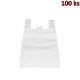Mikrotenové tašky 4 kg bílé 25 + 12 x 45 cm [100 ks]