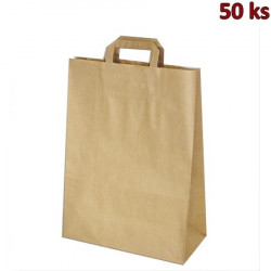 Papírová taška hnědá 32 x 16 x 39 cm [50 ks]