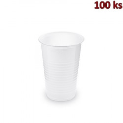 Plastový kelímek bílý 0,3 l PP (Ø 80 mm) [100 ks]