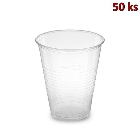 Plastový kelímek průhledný 0,3 l PP (Ø 95 mm) [50 ks]