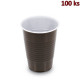 Kelímek na kávu hnědo-bílý 0,18 l PP (Ø 70 mm) [100 ks]