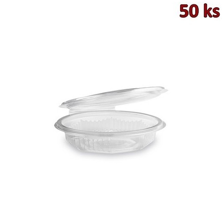 Plastová miska s víčkem osmiboká 250 ml PP [50 ks]