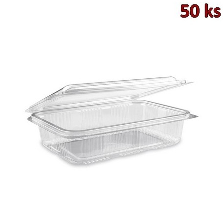 Plastová vanička s víčkem průhledná 1000 ml PET [50 ks]
