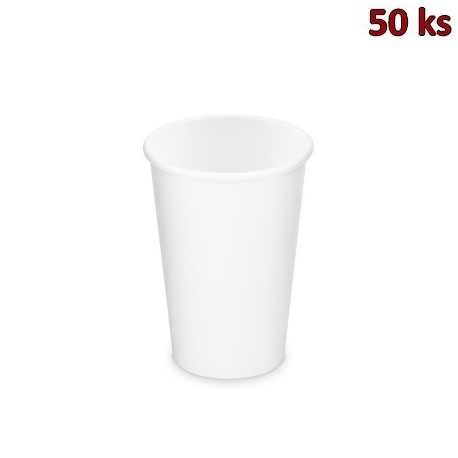 Papírový kelímek bílý 330 ml, L (Ø 80 mm) [50 ks]