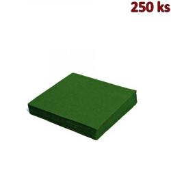 Papírové ubrousky tmavě zelené 2-vrstvé, 24 x 24 cm [250 ks]