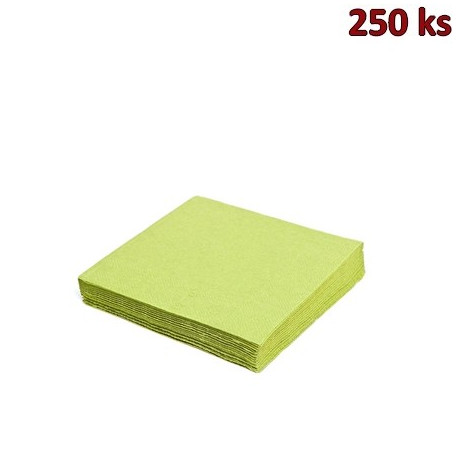 Papírové ubrousky žlutozelené 2-vrstvé, 24 x 24 cm [250 ks]