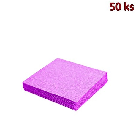 Papírové ubrousky světle fialové 2-vrstvé, 33 x 33 cm [50 ks]