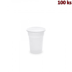 Plastový kelímek bílý 0,1 l PP Ø 57 mm [100 ks]