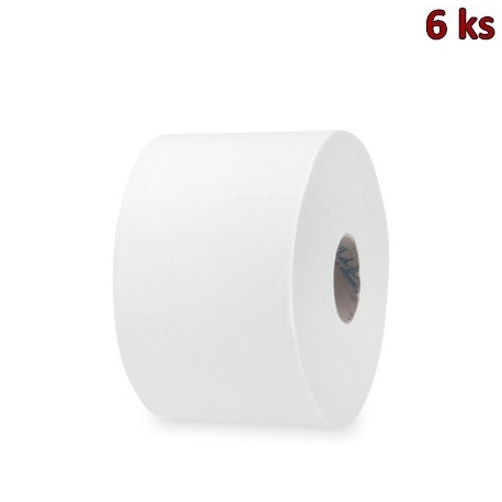 Toaletní papír tissue 2-vrstvý Ø 20 cm, 13,4 cm x 200 m [6 ks]