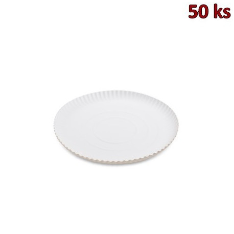 Papírový talíř hluboký Ø 24 cm [50 ks]