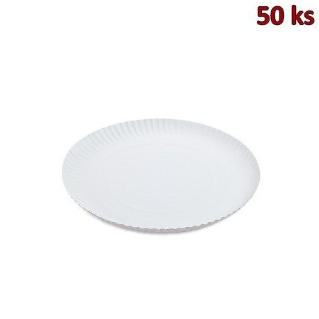 Papírový talíř hluboký Ø 28 cm [50 ks]