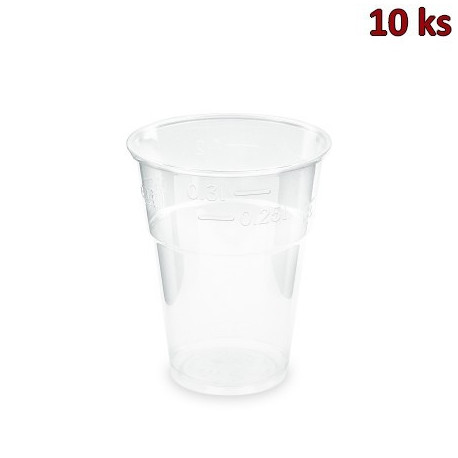 Kelímek průhledný 0,3 l (PLA) -BIO- (Ø 85 mm) [10 ks]