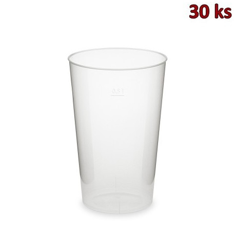 Kelímek vratný 0,5 l (PP) [30 ks]