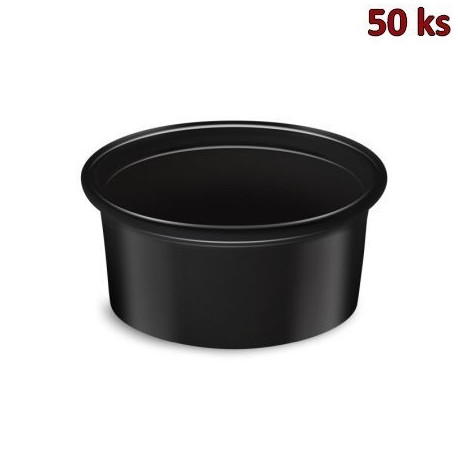 Dresinková miska černá 80 ml Ø 70 x 35 mm (PP) [50 ks]