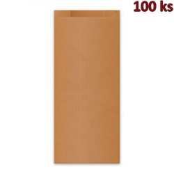 Papírový sáček hnědý 15+7 x 35 cm 2,5 kg [100 ks]