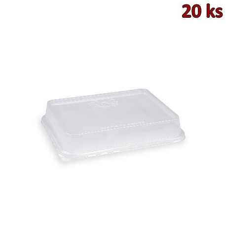 Víčko vratné průhledné 227 x 178 x 37 mm pro menu mísu Reware Lunch (PP) [20 ks]