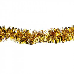 Dekorativní řetěz zlatý Ø11cm x 2m (PET) [1 ks]