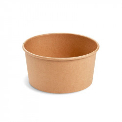 Papírová miska kraft Ø150mm 1000ml (PAP/PE) [50 ks]