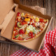 Krabice na pizzu kraft 20 x 20 x 4 cm (PAP) [100 ks]
