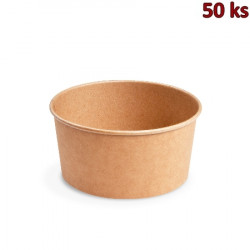 Papírová miska kraft 1000ml Ø185mm (PAP/PE) [50 ks]