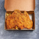 Schnitzel box (mikrovlnitá lepenka) kraft s potiskem 280 x 170 x 60 mm [100 ks]