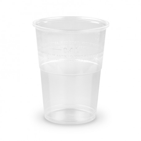 Kelímek (PP) průhledný Ø95mm 0,4L [50 ks]