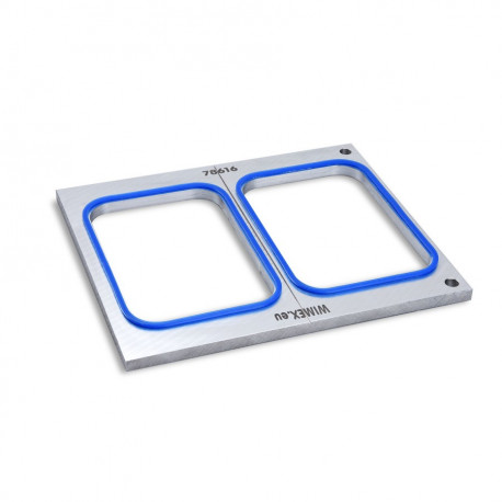 Matrice (ALU) 178 x 127 mm x 2 do zatavovacího stroje Wimex 78600 [1 ks]